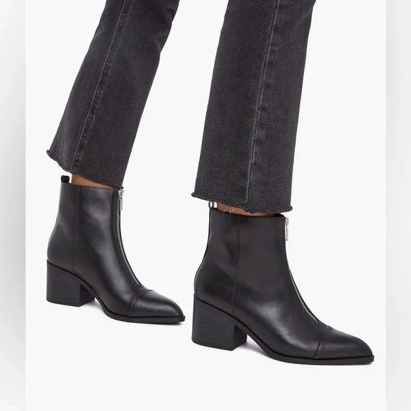 Black Heeled Ankle Boot - NIB - Picture 5 of 6